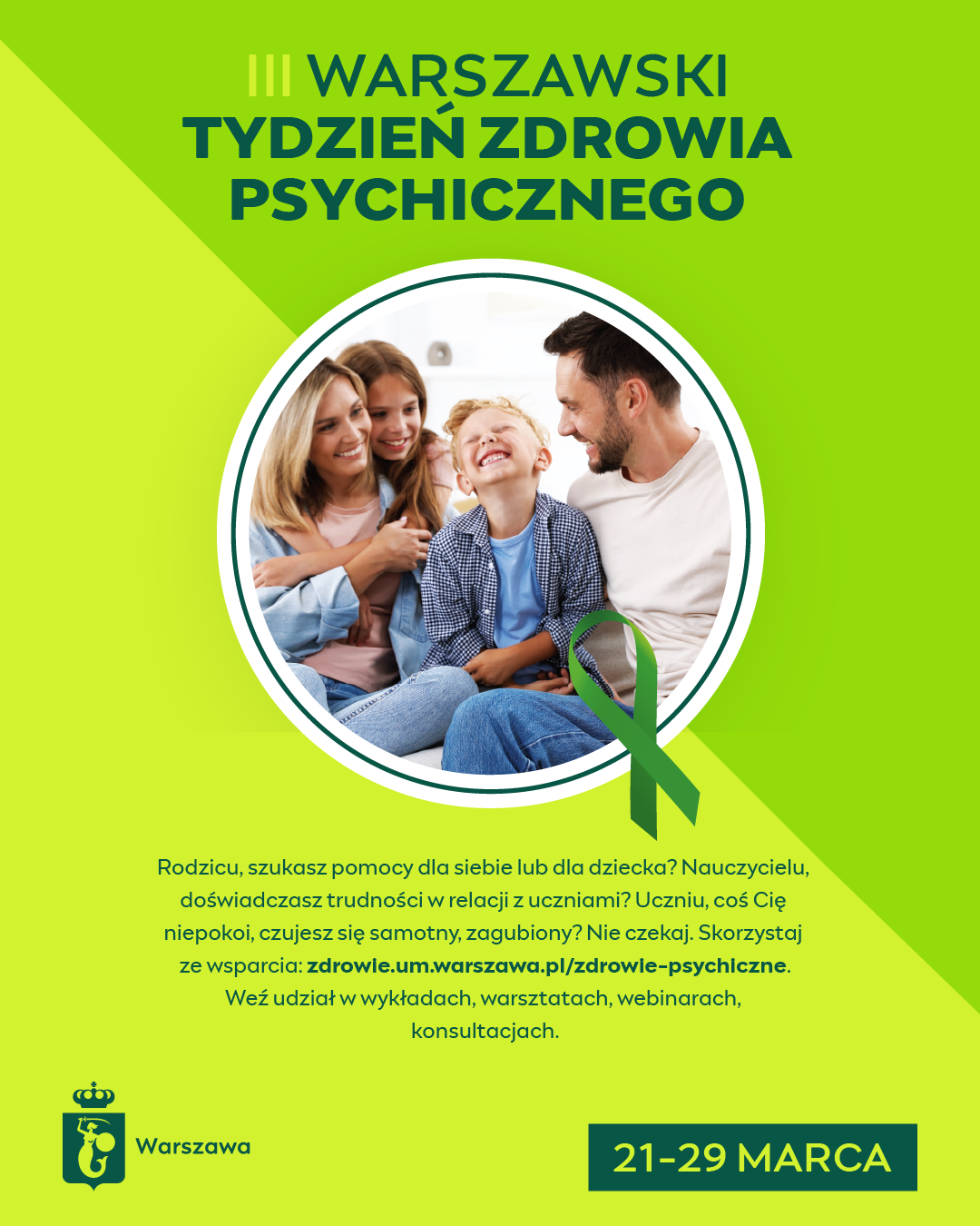 III Warszawski Tydzień Zdrowia Psychicznego