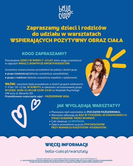 Warsztaty psychologiczne na Uniwersytecie Warszawskim